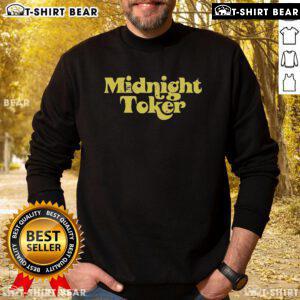 Premium Midnight Toker Sweatshirt featuring a stylish design, perfect for casual wear and expressing your love for cannabis culture.