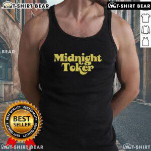 Premium Midnight Toker Tank Top featuring a stylish design, perfect for casual wear and cannabis enthusiasts.