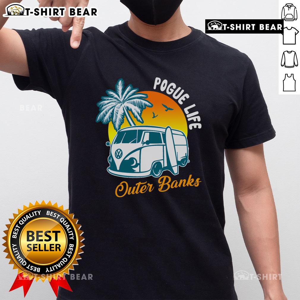 Alt Text: Premium Pogue Life Banks Bronco Van Outer T-Shirt featuring a stylish design for fans of the Pogue Life series.