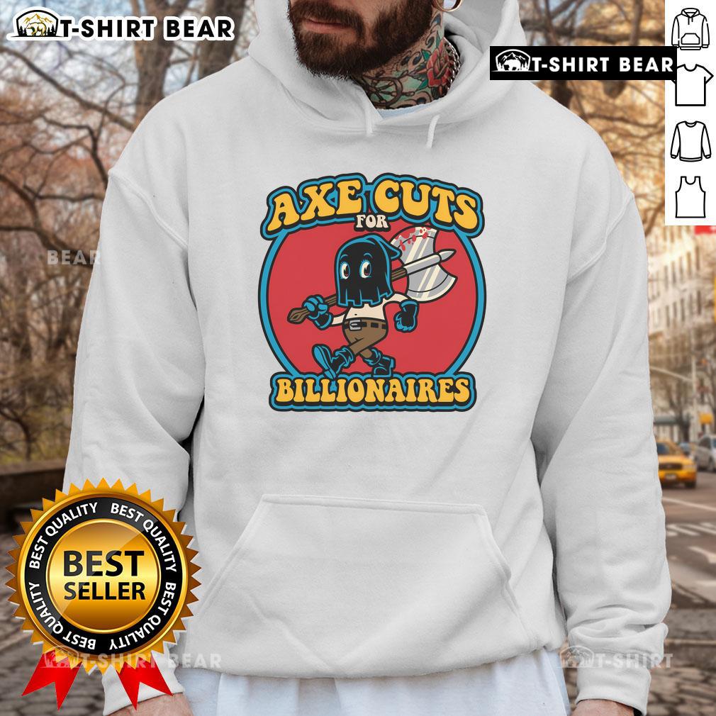 Stylish Pretty Axe Cuts for Billionaires hoodie in a trendy urban setting, perfect for fashion-forward individuals.