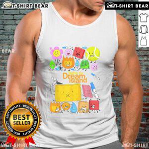 Stylish Pretty Battle for Dream Island tank top featuring vibrant colors and playful graphics, perfect for fans and casual wear.
