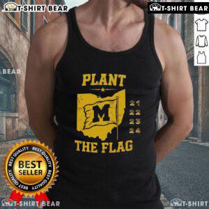 Pretty Michigan Plant the Flag tank top design for 2021-2024, featuring vibrant colors and a stylish casual look.