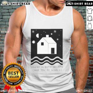 Pretty Paerish 'You're In Both Dreams And You're Scared' tank top design featuring a whimsical graphic and soft fabric.