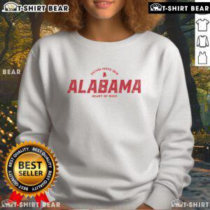 Top Alabama AL Vintage Athletic Red Sports Logo Sweatshirt featuring a bold logo and comfortable design.
