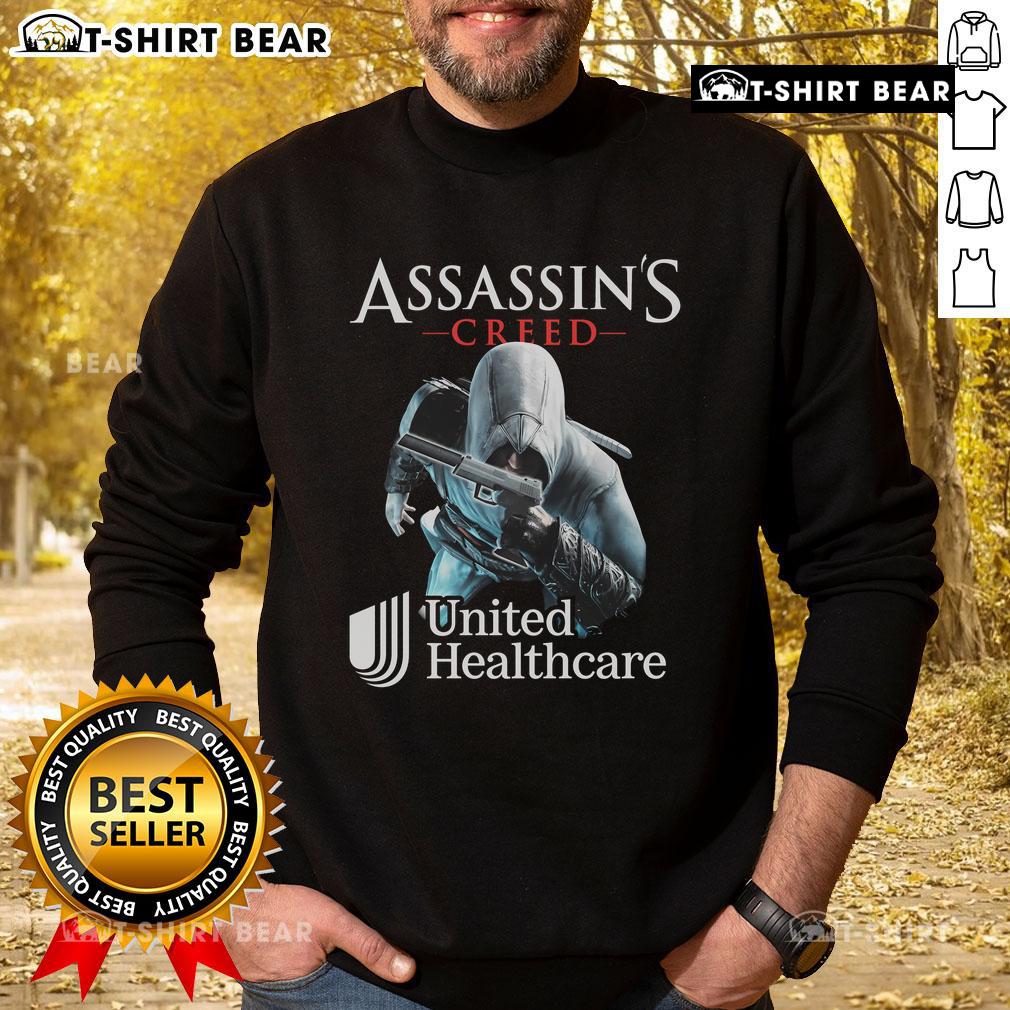 Top Assassin Creed United Healthcare sweatshirt featuring a stylish design, perfect for gamers and fans of the series.