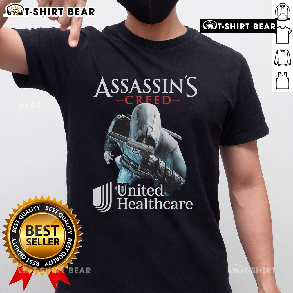 Top Assassin Creed United Healthcare T-Shirt featuring vibrant graphics and a stylish design for fans and gamers alike.