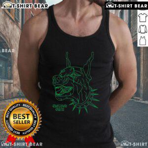 Stylish Top Chelsea Grin Doberman tank top featuring a bold graphic design and comfortable fit, perfect for dog lovers.