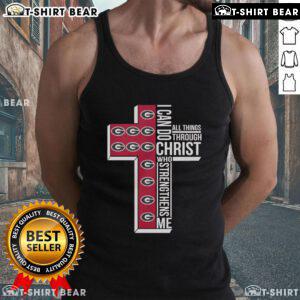 Top Georgia Bulldogs 'I Can Do All Things Through Christ' tank top showcasing team spirit and faith-inspired design.