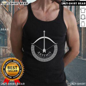 Stylish tank top featuring 'Lovers of Artemis,' inspired by Greek mythology from ancient Greece.