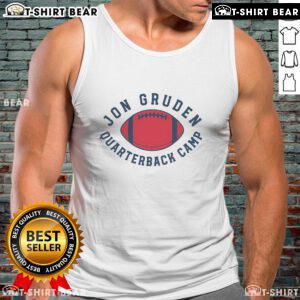 Top Gruden QB Camp tank top featuring a stylish design, perfect for football fans and athletes looking for comfort.