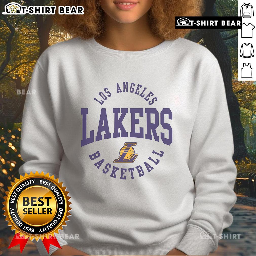 Top Los Angeles Lakers Preschool Around The Block Sweatshirt Cozy Top Los Angeles Lakers Preschool sweatshirt featuring team colors and logo, perfect for young fans.