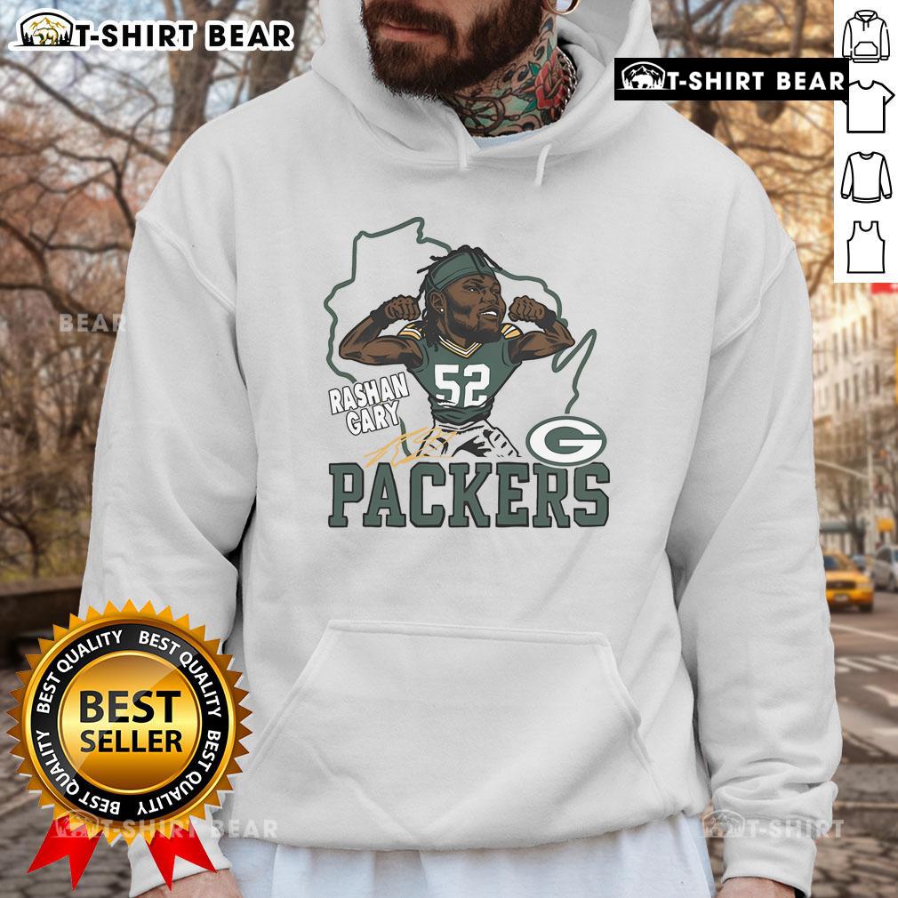 Alt Text: Top Packers Homage 52 Gary Big Flex Hoodie in green, showcasing a stylish design for fans of the Green Bay Packers.