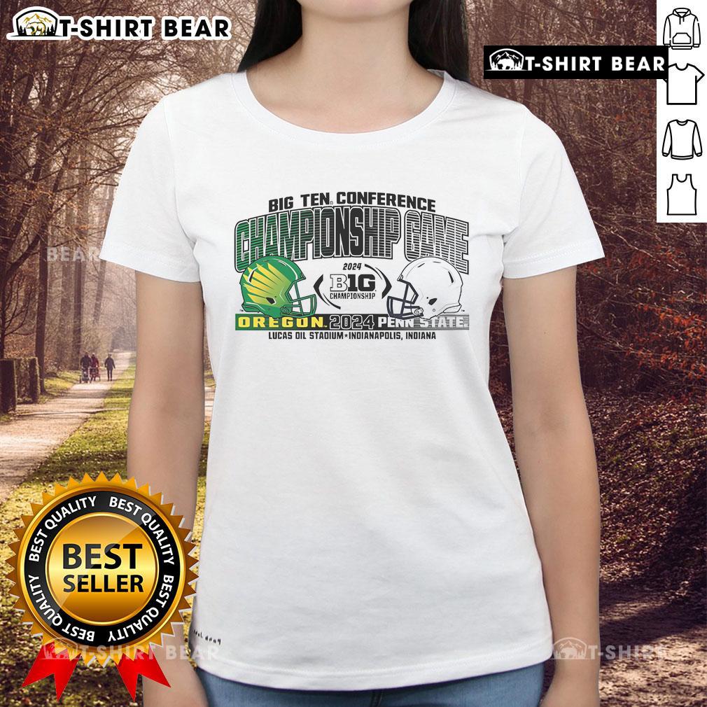 Top Penn State Nittany Lions 2024 Big Ten Championship Dueling Ladies Tee showcasing team spirit and style.
