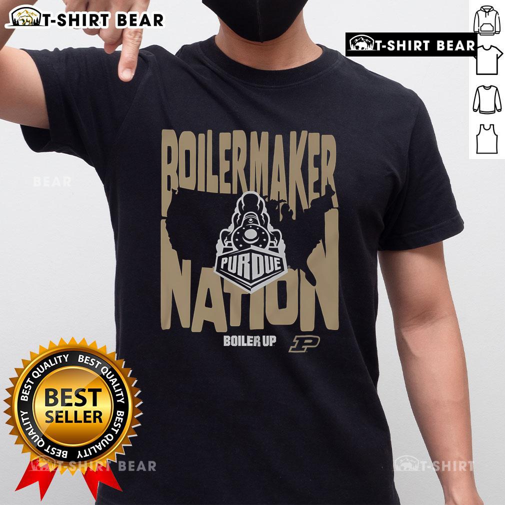 Top Purdue Boilermakers Nation Boiler Up T-Shirt featuring bold graphics and team colors for loyal fans.