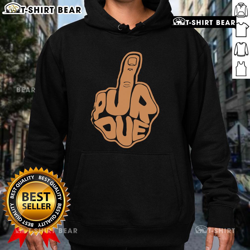 Top Purdue Middle Finger Go Hoosiers Hoodie showcasing a bold design for passionate Purdue fans and rivalries.