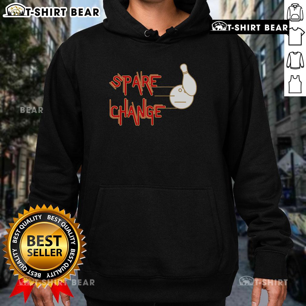 Top Spare Change Bowling Hoodie featuring a stylish design, perfect for bowling enthusiasts and casual wear.