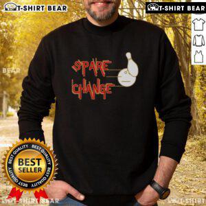 Cozy Top Spare Change Bowling sweatshirt featuring a fun bowling graphic, perfect for bowling enthusiasts and casual wear.