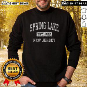 Vintage sweatshirt featuring Spring Lake, New Jersey design, perfect for showcasing local pride and style.