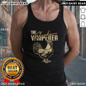 Funny tank top featuring 'Top The Chicken Whisperer' design, perfect for rooster farming enthusiasts and chicken lovers.