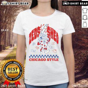 Zeds Dead concert at Salt Shed Chicago, Dec 19, 2024 - Ladies Tee showcasing vibrant atmosphere and music lovers.