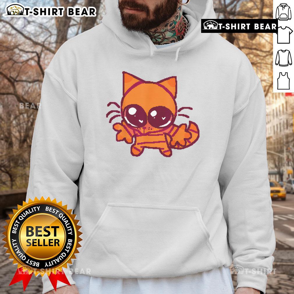 Adorable cat eyes hoodie featuring a fun design, perfect for cat lovers and cozy fashion enthusiasts.