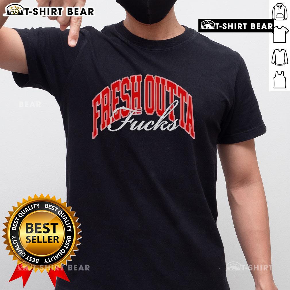Good Daquan Jones Fresh Outta Fucks T-Shirt featuring bold graphic design and casual style for everyday wear.