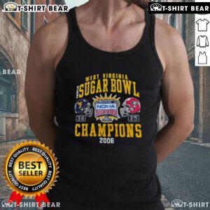 Good West Virginia Nokia Sugar Bowl Champions 2006 tank top featuring team logo and vibrant colors for fans.