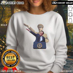 Hot Elon Musk Unelected and Uninspiring sweatshirt design featuring bold text on a casual black hoodie.
