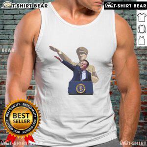 Hot Elon Musk wearing an uninspiring tank top, showcasing a casual style and bold personality in a striking pose.
