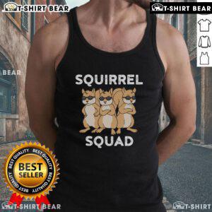 Nice Cool Squirrel Squad Tank Top featuring playful squirrel graphics on a stylish sleeveless design for summer wear.