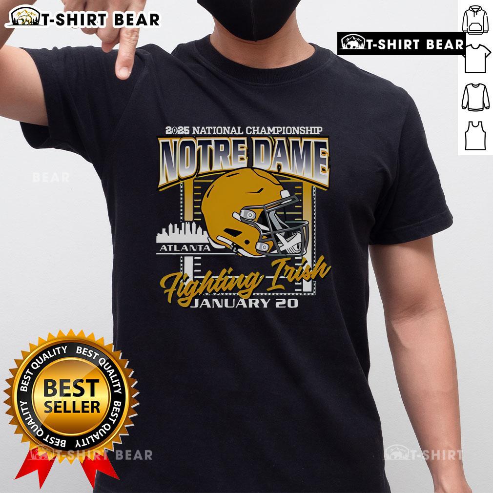 Nice Notre Dame 2025 A-Town Bound New T-Shirt featuring vibrant design and stylish graphics for fans.