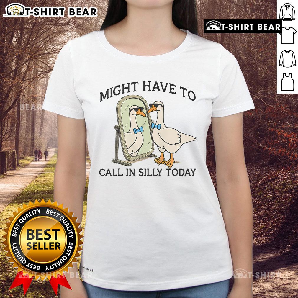 Funny ladies tee featuring a nice silly goose design, perfect for casual wear or a fun day out.