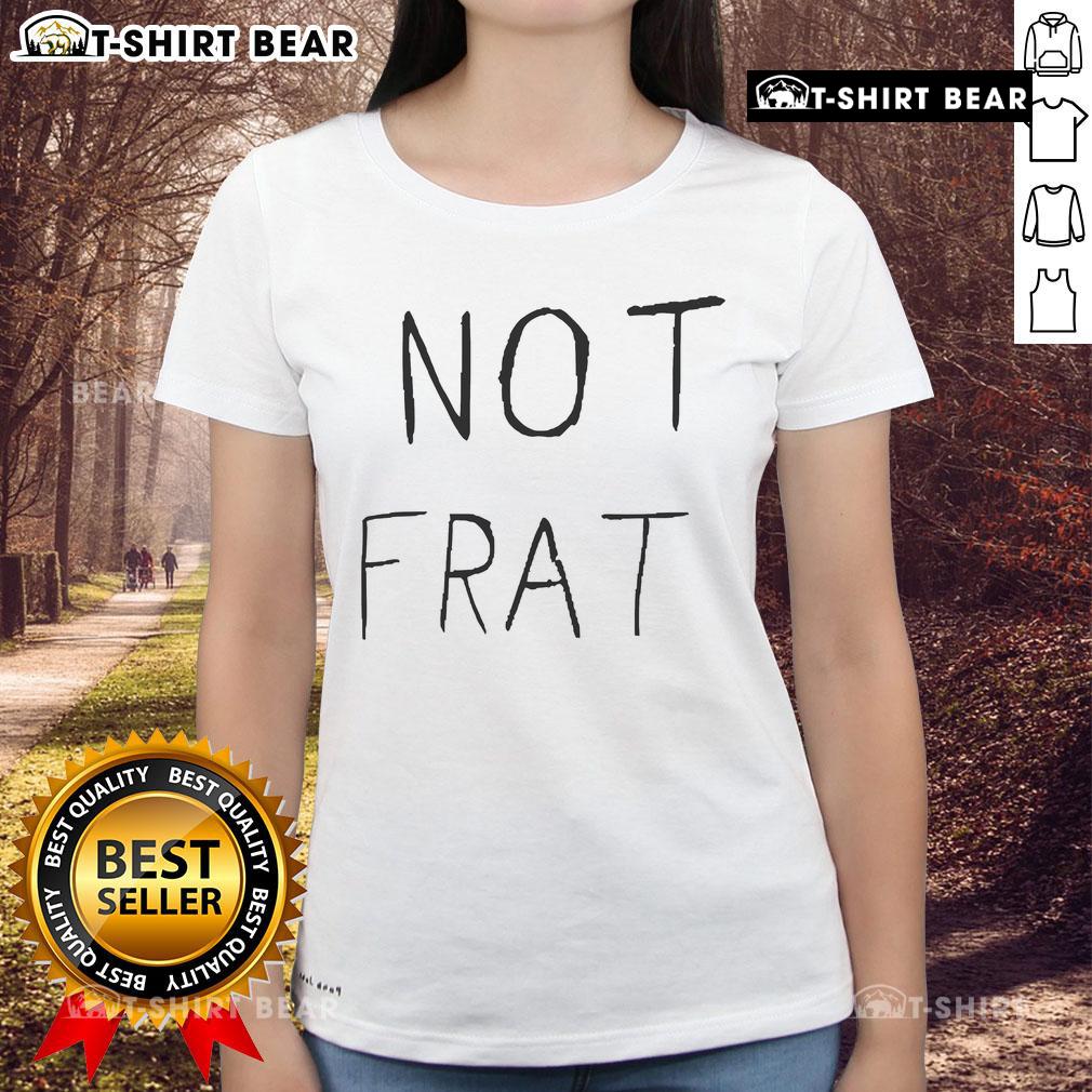 Official Indy Nation Not Frat Ladies Tee featuring a stylish design for fans of Indy culture and community spirit.