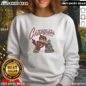 Alt Text: Official Iowa State Cyclones Football Pop-Tarts Bowl Champions 2024 Sweatshirt featuring team colors and logo.