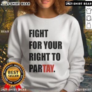 Official Jojo In KC Fight For Your Right To Partay Sweatshirt featuring bold graphics and a stylish design.