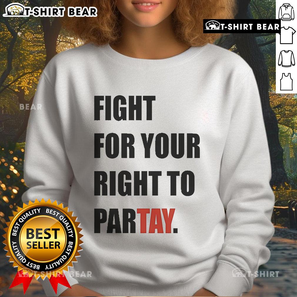 Official Jojo In KC Fight For Your Right To Partay Sweatshirt featuring bold graphics and a stylish design.