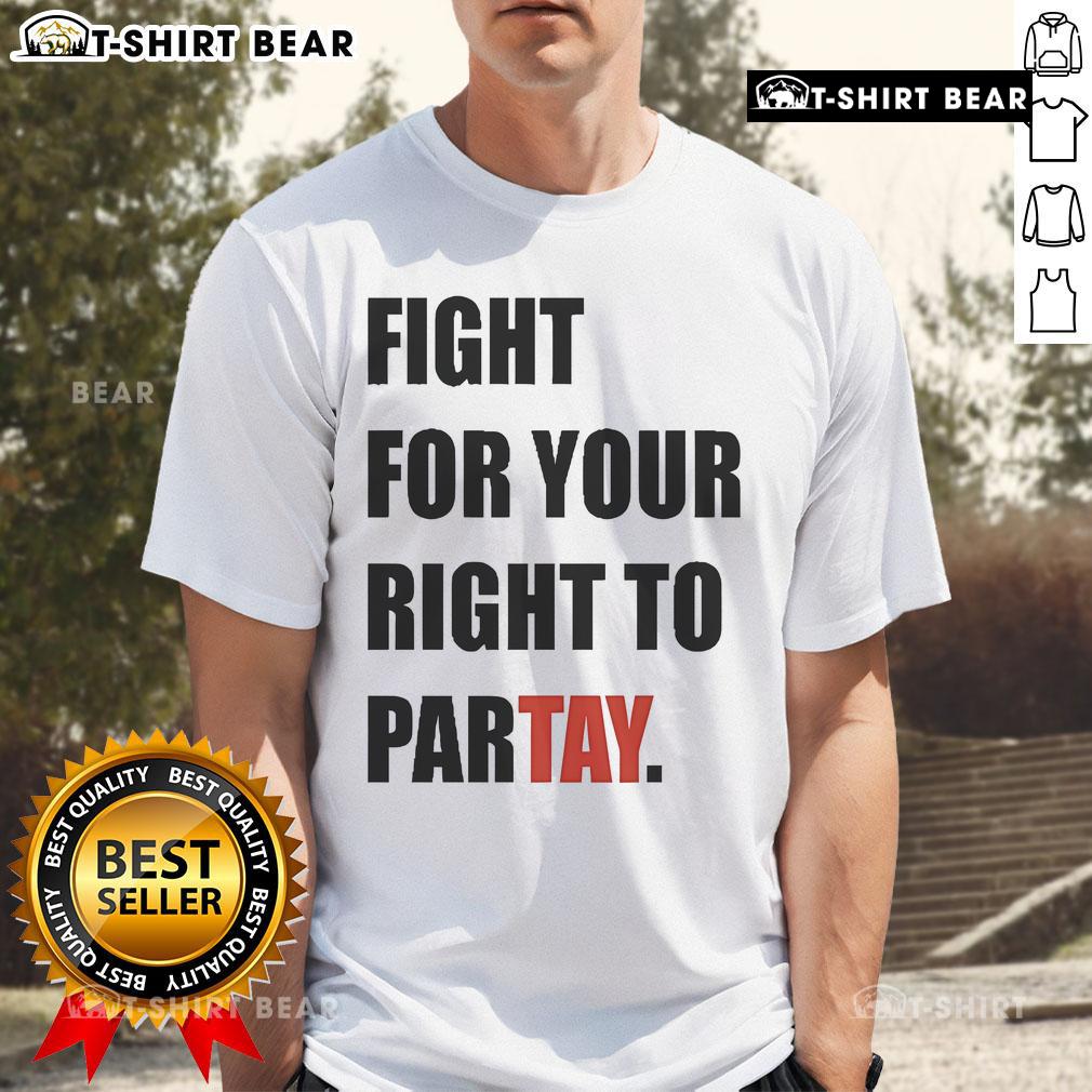 Official Jojo In KC Fight For Your Right To Partay T-Shirt featuring vibrant graphics and bold text design.