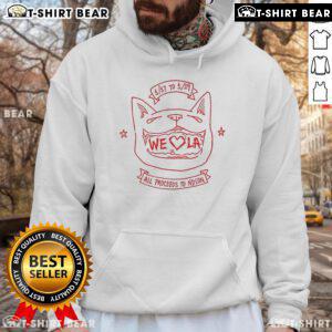 Official We Love La hoodie, all proceeds to Ndlon, January 19, 2025, showcasing vibrant design and charitable message.