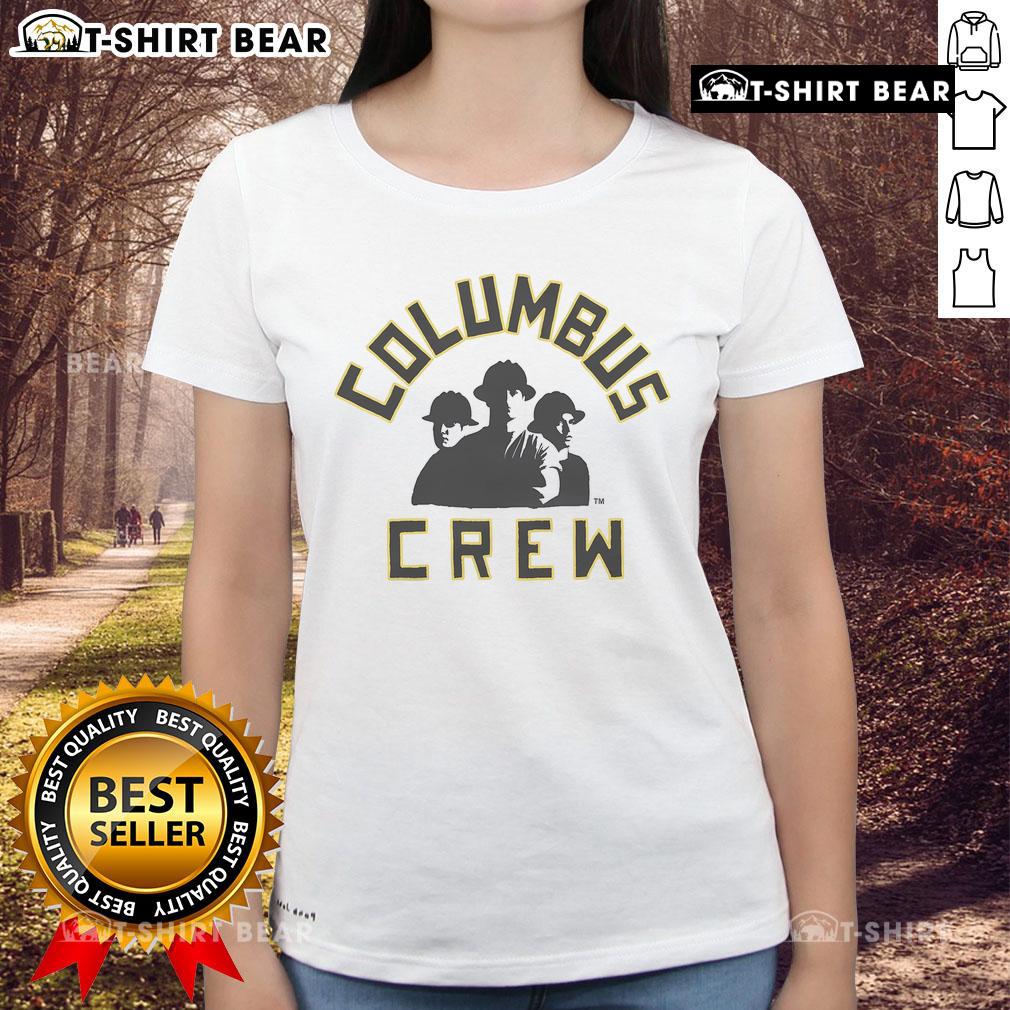 Top Columbus Crew Hardest Working Team Ladies Tee featuring bold team logo and stylish design for fans.
