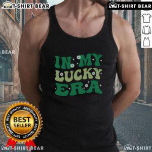 Trendy Top Groovy In My Lucky Era Tank Top featuring vibrant colors and a stylish design perfect for casual outfits.