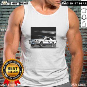 Stylish Top Hi-Riser Car Tank Top featuring a vibrant design, perfect for car enthusiasts and summer wear.
