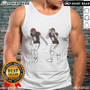Alt Text: Stylish Top Joe Burrow Griddy tank top featuring vibrant colors, perfect for fans and casual wear.