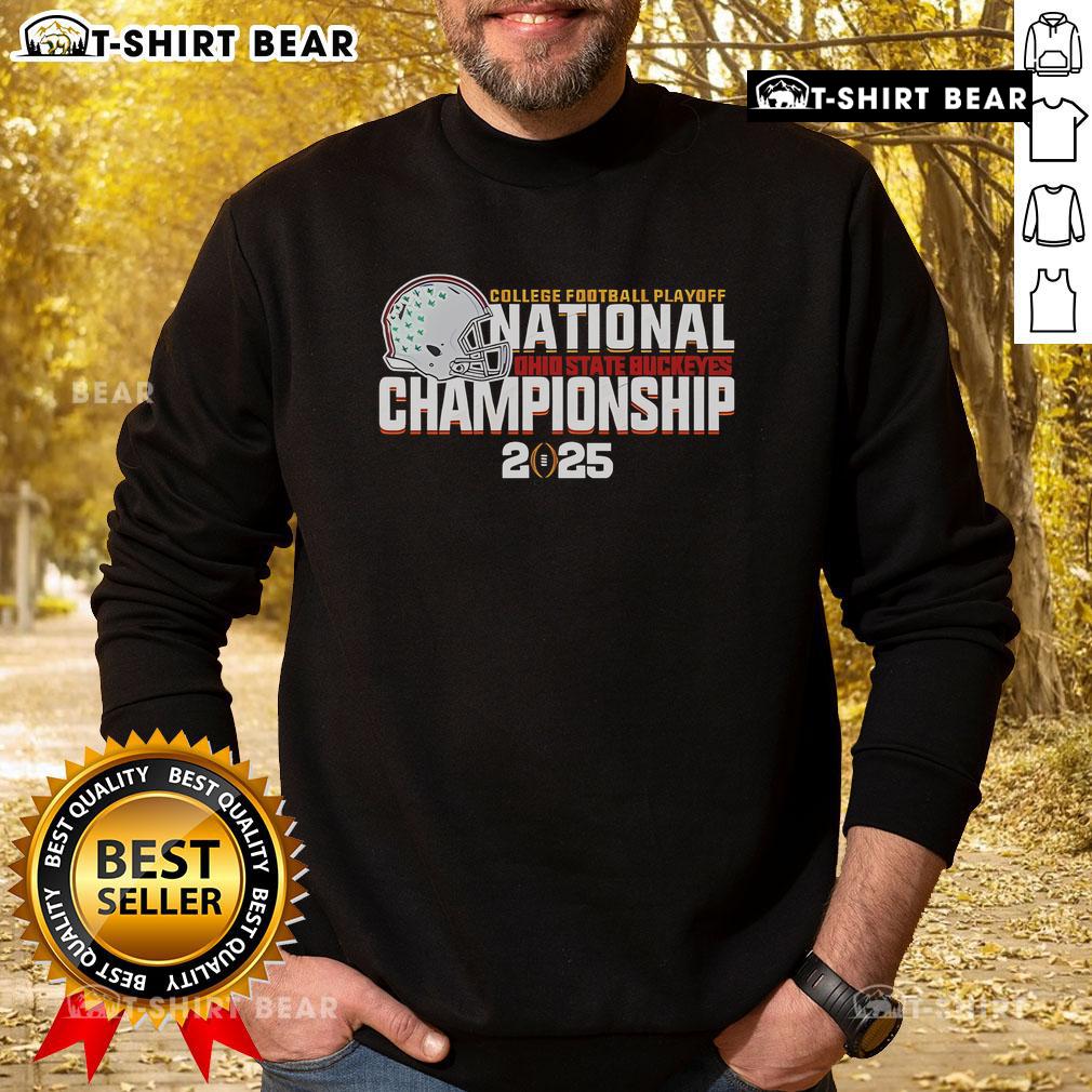 Top Ohio State Buckeyes CFP National Championship 2025 sweatshirt featuring bold team graphics and cozy design.