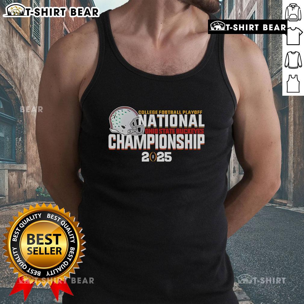 Ohio State Buckeyes CFP National Championship 2025 tank top featuring bold team colors and logo, perfect for fans.