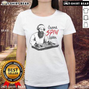 Top Osama Spin Ladies Tee featuring a stylish design for women, perfect for casual wear and expressing unique fashion.