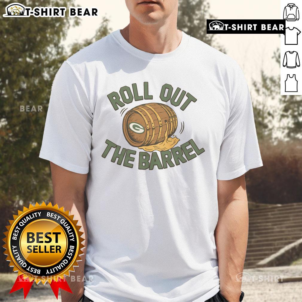 Top Packers Roll Out The Barrel T-Shirt featuring vibrant graphics celebrating Packers pride and team spirit.