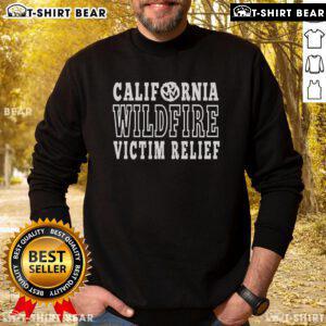 Top Pennywise California Fire Victims Benefit Sweatshirt featuring vibrant design to support wildfire relief efforts.