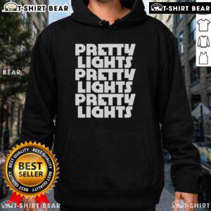 Alt Text: Top Pretty Lights Outline Stack T-Shirt featuring vibrant graphics and a stylish design for music festival lovers.