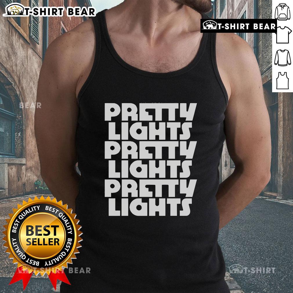Stylish stack tank top with pretty lights outline design, perfect for summer fashion and casual outings.