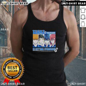Top Teams in Blue Lock Getting Stronger Tank Top featuring dynamic sports design and vibrant colors for fans and athletes.